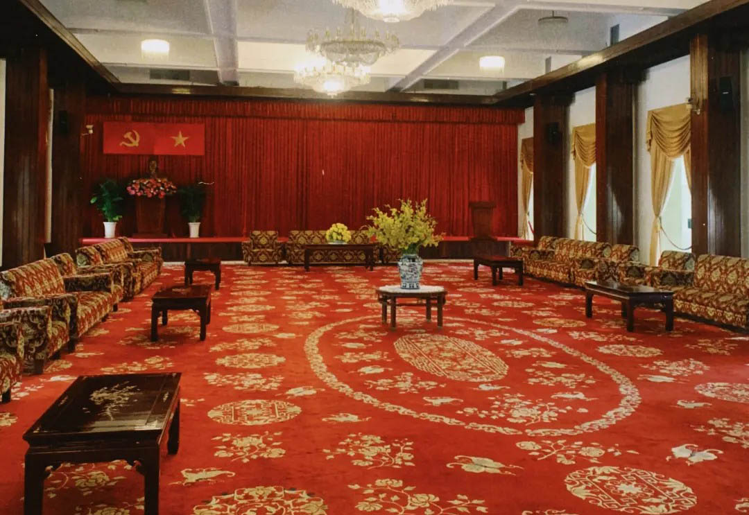 The interior of the Independence Palace in hcmc